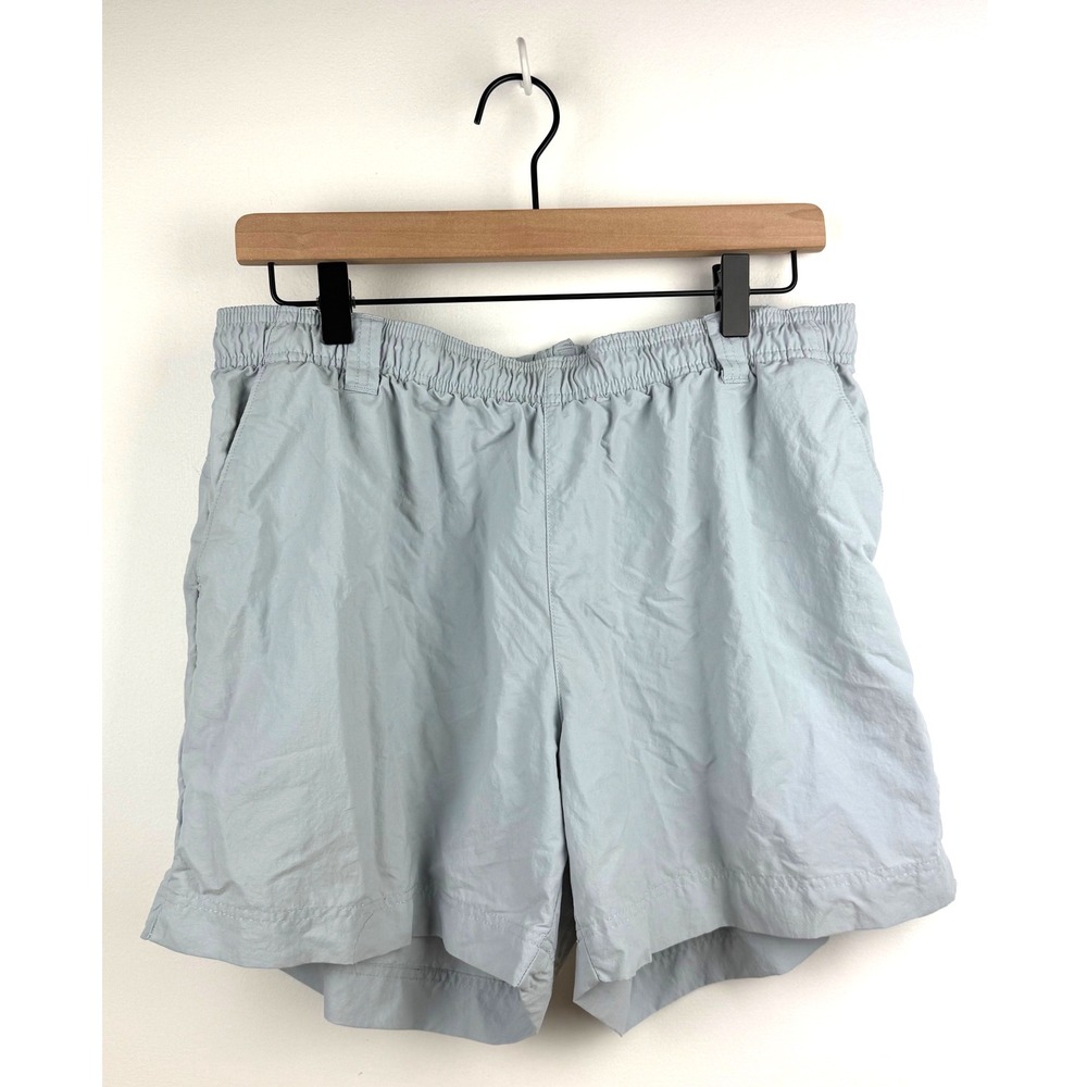 Columbia PFG‎ Performance Fishing Gear Nylon Water Shorts Mens Size L Gray